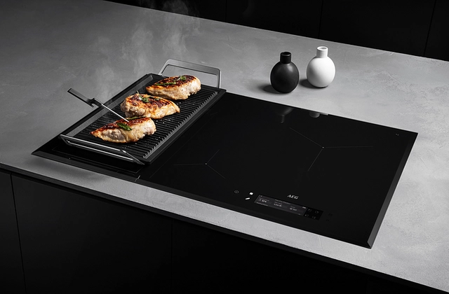 AEG 9000 SensePro Hob by AEG — detail view — available through Savvy Kitchens Ireland