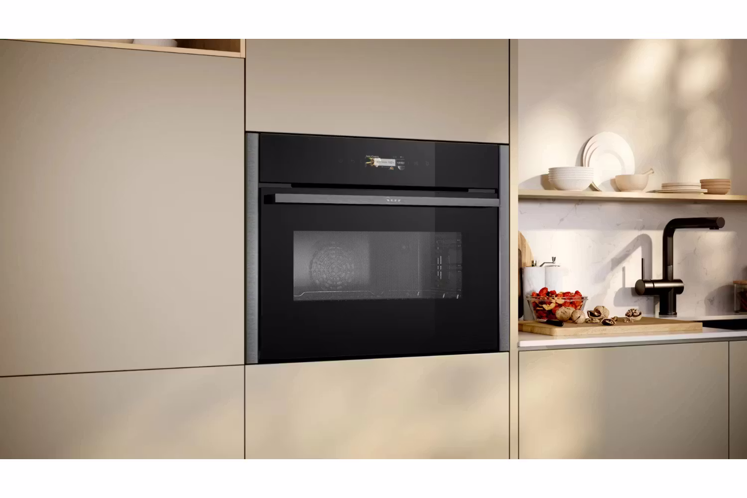NEFF N70 Compact Steam Oven by NEFF — available through Savvy Kitchens Ireland