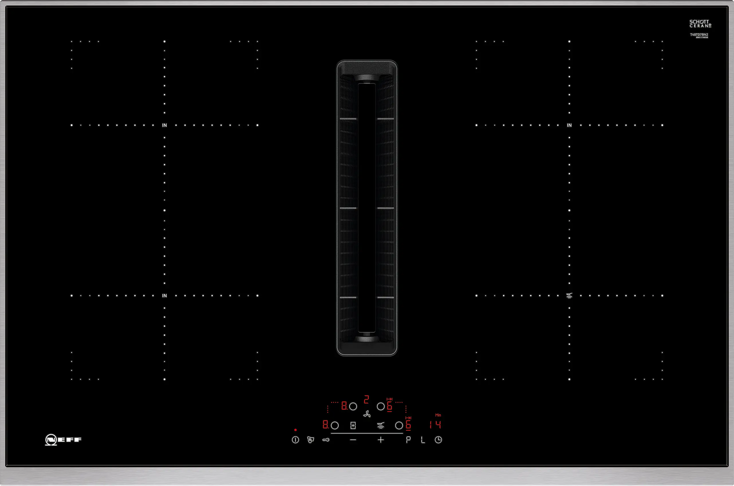 NEFF N90 Vented Induction Hob by NEFF — available through Savvy Kitchens Ireland